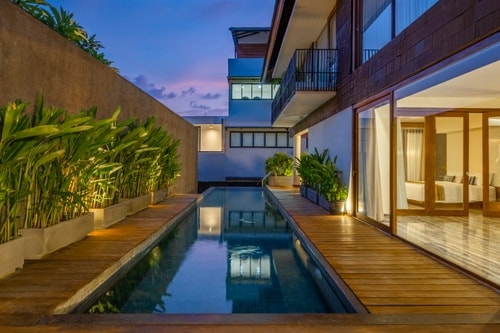 Elite 4BR Canggu | Pool, Billiard & Sunlit Patio