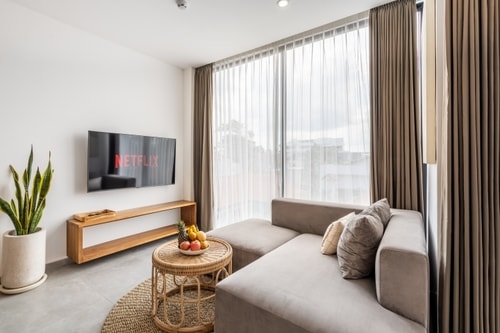1BR Canggu Suite | Sauna, Rooftop Gym & Pool