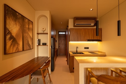 Designer 1BR Canggu Studio - Paddy Views & Pool
