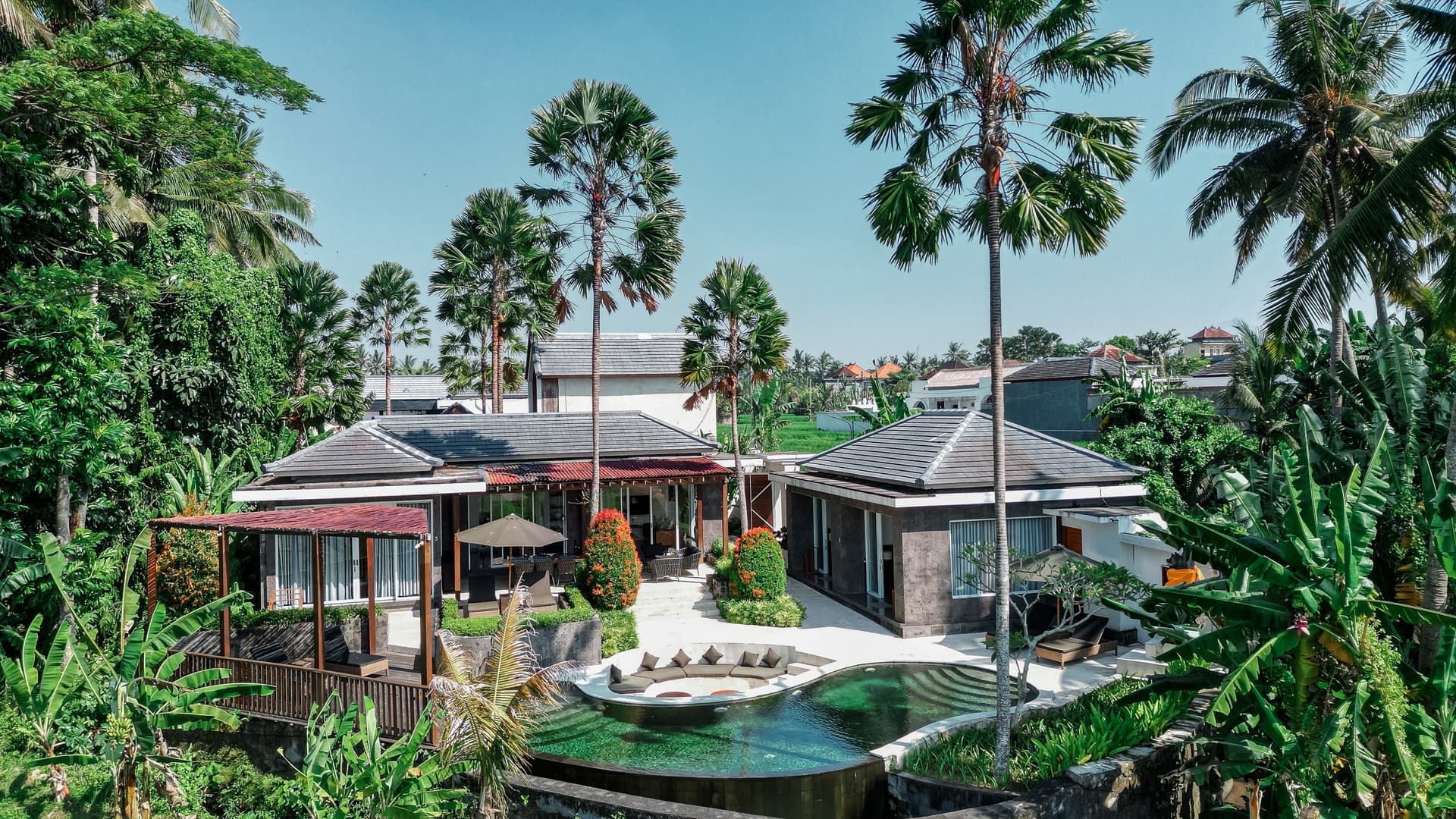 Luxury 3BR Ubud Villa | Pool & Rice Field Views