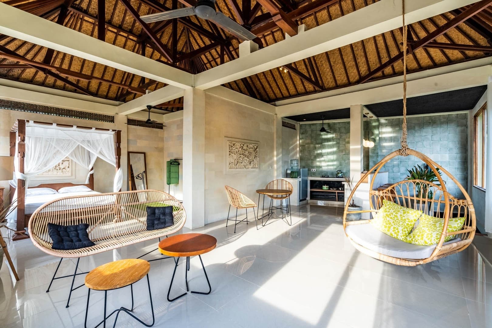 1BR Sleek Central Ubud Loft | 3mins to Alchemy
