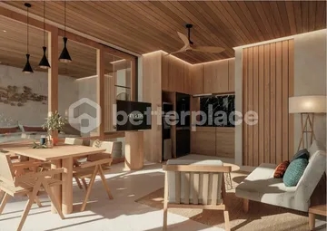 Savvy Investment 2 Years Guarantee Income: Modern Apartment 1 Bedroom with Stunning View for Sale Leasehold in Canggu