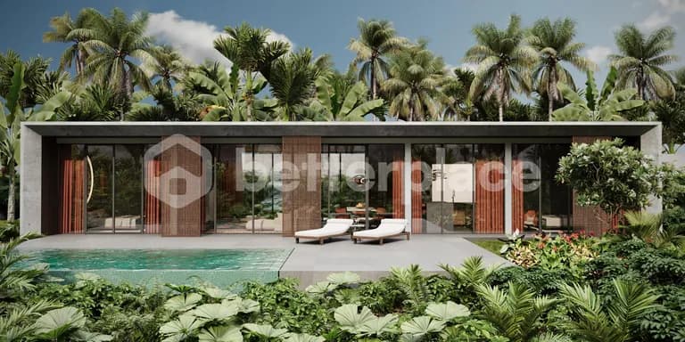 Spacious 2-Bedroom Villa with River View and Private Pool in Ubud’s Serene Surroundings