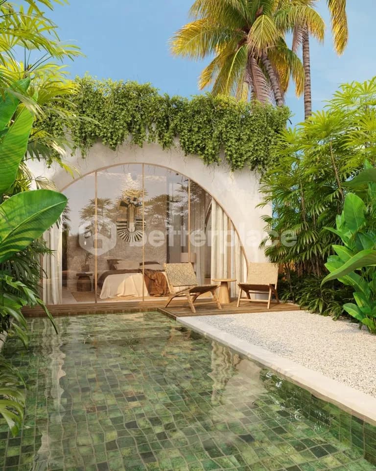 Charming Tulum-Style Leasehold One-Bedroom Villa in Bukit – Uluwatu: A Rare Investment Opportunity