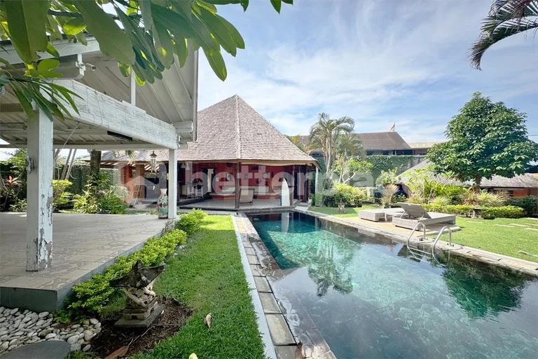 Architectural Grace Meets Tropical Bliss: Secure This Leasehold 2-Bedroom Villa in Umalas Haven