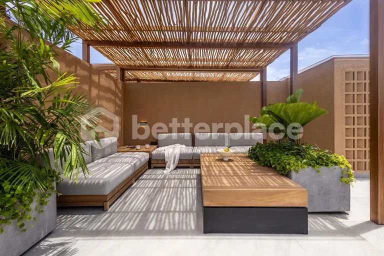 Modern 2 Bedroom Villa in Berawa, A Minimalist European Haven with Rooftop