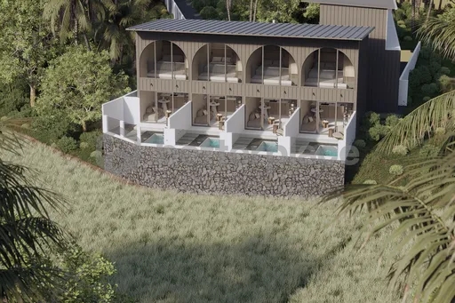 Serene Living in Babakan : Stylish 1-Bedroom Villa with Rice Field Views