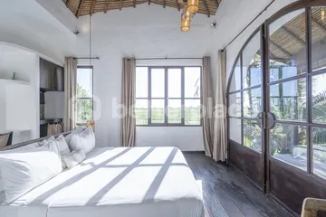 Private Oasis with Pool and Garden with Breathtaking Rice Field Views in Canggu – Babakan