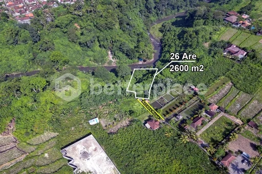 Riverfront Bliss Freehold Land: Design Your Dream Home in Bali’s Heart
