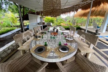 Idyllic 4 Villas & 4 Bungalows for Nature Isolation: A Retreat Center Freehold Property Close to Beach in Karangasem, Bali