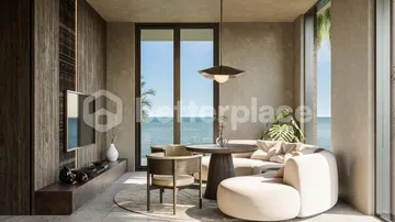 Live the High Life: Elegant and Furnished Leasehold 1-Bed Ocean View in Canggu – Lima Beach