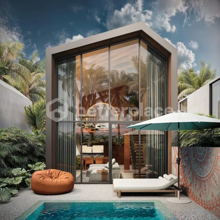 Modern Tropical Hideaway 1-Bedroom Villa With Park Views in Ubud