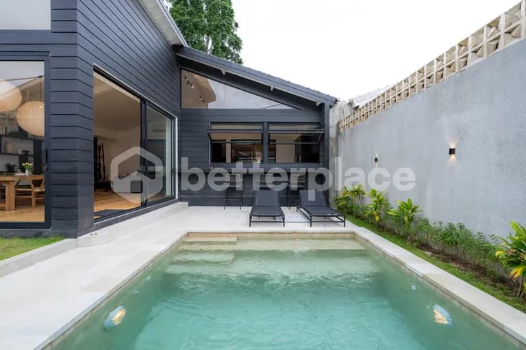 Modern 2 Bedroom Villa in Kedungu with Enchanting Rice Field Views For Yearly Rental