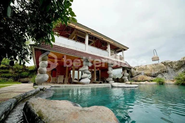 Peaceful Ubud Oasis 2BR Villa with Ricefield View and Sauna