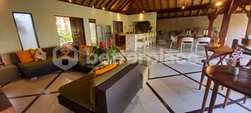 A Hidden Gem in Canggu – Stunning Tropical 3-Bed Villa with Open Living Pavilion, Enchanting Garden, and Timeless Balinese Soul