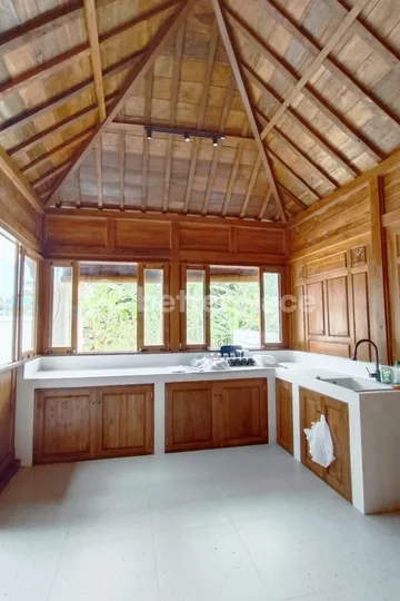 A Harmony of Tradition and Luxury – 2-Bedroom Joglo Villa with Terrace and Pool Near Nyanyi Beach