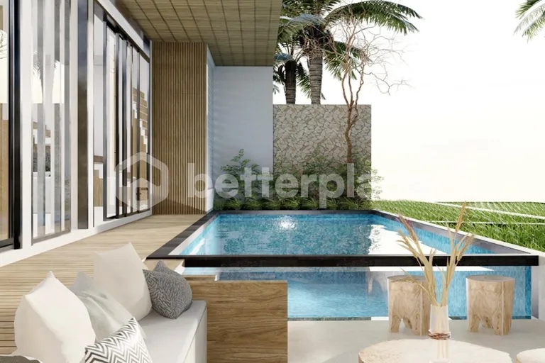 Escape to Elegance: Bali Leasehold Off-plan Villa With Rice Field View, Offering Modern Design & Privacy