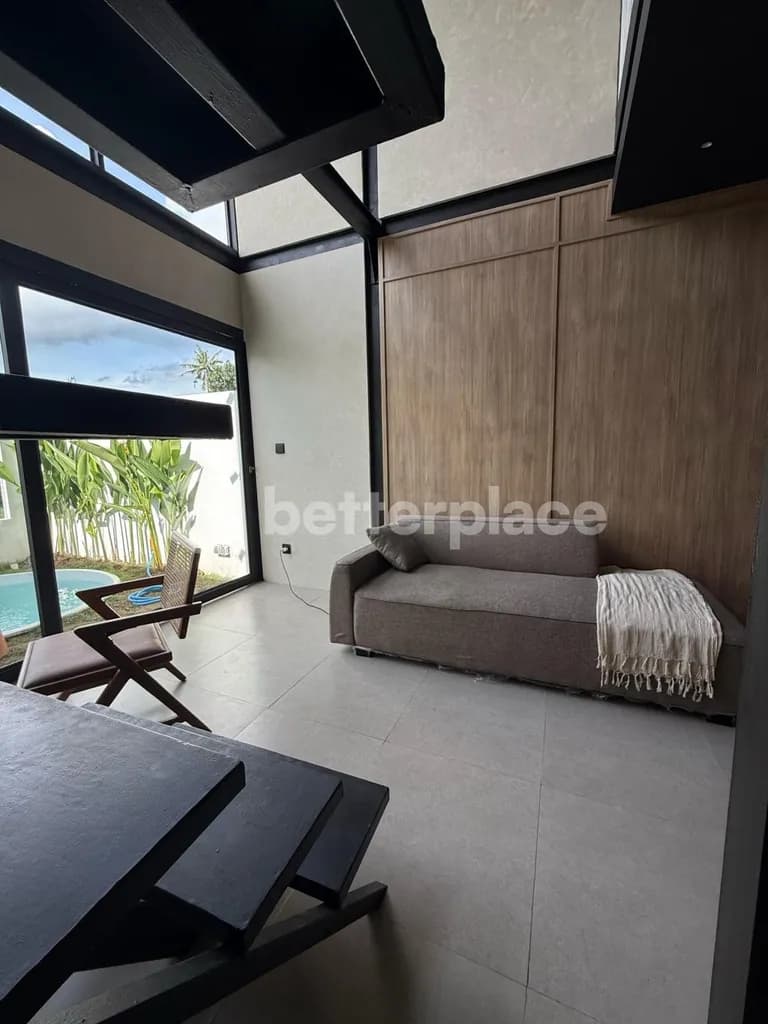 Affordable Luxury in Bali: Yearly Rental 1-Bedroom Villa in Canggu with Modern Loft Features and Great ROI