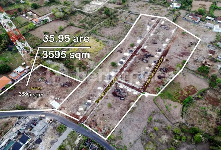 Unmatched Investment Opportunity: 3595 sqm Leasehold Land Near Pandawa Beach