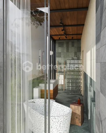 Ricefield View Modern Villa Off-Plan Sale Leasehold 2 Bedrooms in Centre of Ubud