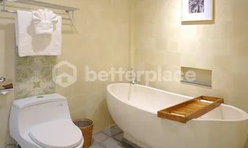 Bali Villas Investment: 1-Bedroom Hillside Retreat with River Views and Spa Access