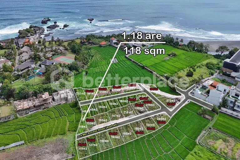 Sunsets and Serenity: Premium Freehold 118 sqm Land in Cemagi for Your Dream Home