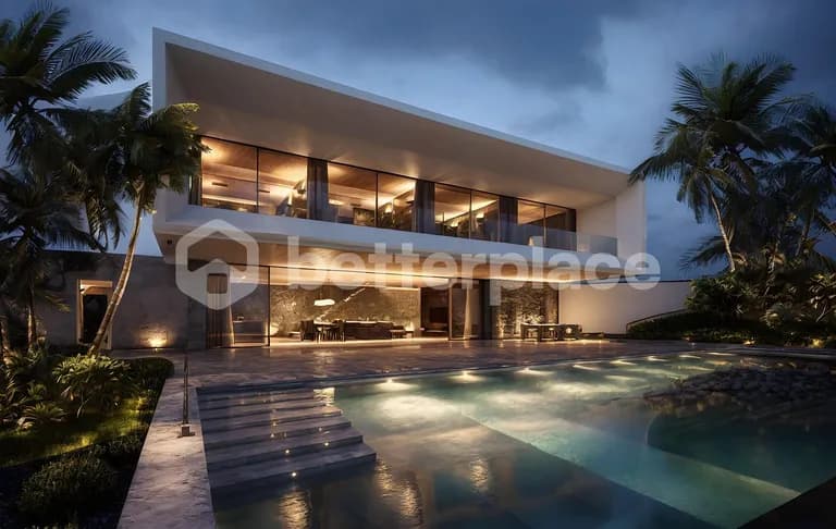 Luxury Tropical Contemporary Villa in Peaceful Pandawa 4 Bedrooms with Stunning Sunset Views