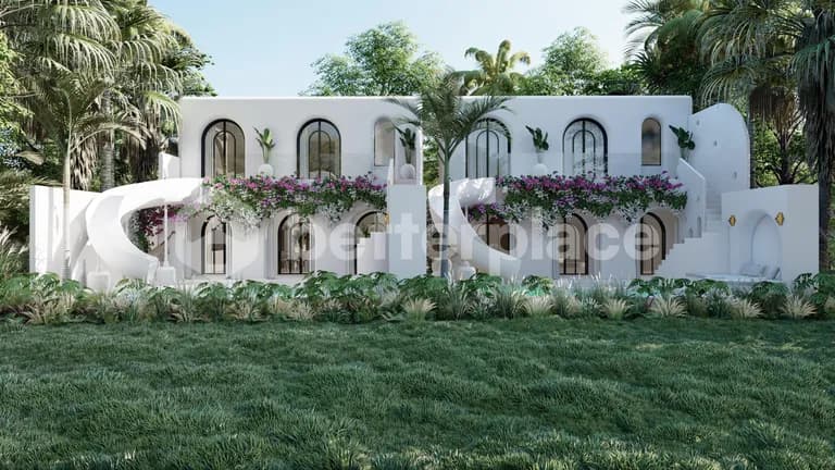 Unique Mediterranean-Tropical Villa Near Pandawa Beach – Private Pool & Water Slide