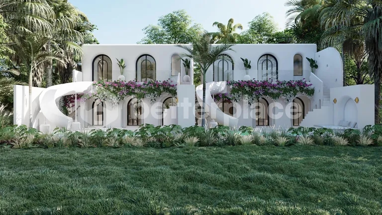 Unique Mediterranean-Tropical Villa Near Pandawa Beach – Private Pool & Water Slide