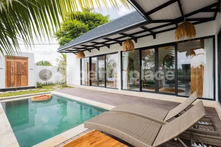 Ubud Villa Gem Furnished 2BR Villa with Enclosed Living Space