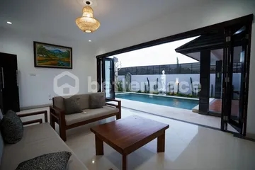 Elegant Modern Balinese Villa for Yearly Rental – Spacious 3-Bedroom Home with Private Pool in the Heart of Babakan, Canggu