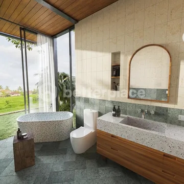 Ricefield View Modern Villa Off-Plan Sale Leasehold 2 Bedrooms in Centre of Ubud