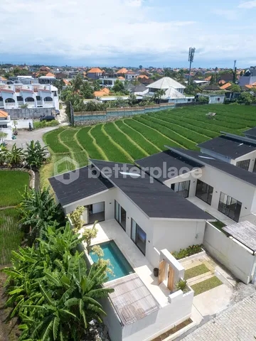 Modern Minimalist 2-Bedroom Villa Surrounded by Rice Fields in Padonan