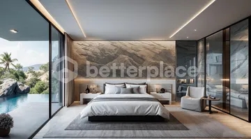 Elegant Tropical Contemporary Villa in Peaceful Pecatu 2 Bedrooms with Sunset Views