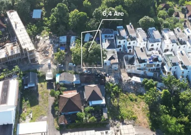 Prime 640 Sqm Land in Ungasan, Ideal for Villa Development, Just 10 Minutes from the Beach