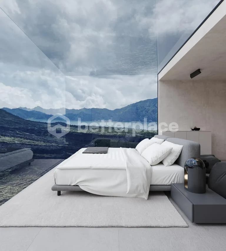 Futuristic 1BR Kintamani Villa with Sauna & Kinetic Roof