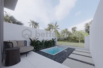 Serene Living in Babakan : Stylish 1-Bedroom Villa with Rice Field Views