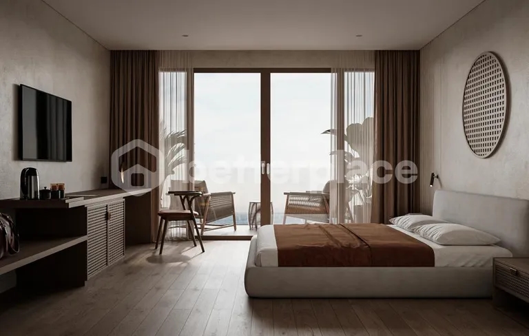 Elevated Beachfront Living in Uluwatu’s Melasti Paradise: A Luxury Leasehold Apartment with Sunset Views and World-Class Resort Amenities