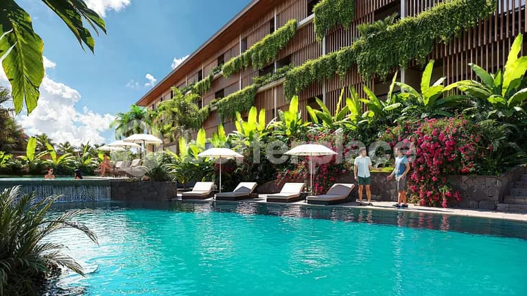 A boutique Apartment Complex on a Hill With Breathtaking Views of The Jungle and Rice Fields in Ubud