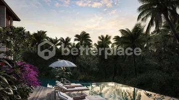 A boutique Apartment Complex on a Hill With Breathtaking Views of The Jungle and Rice Fields in Ubud