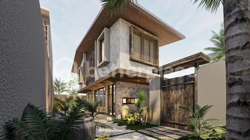 Tranquil Wabi-Sabi Villa in Serene Kedungu – 2 Bedrooms Near the Beach