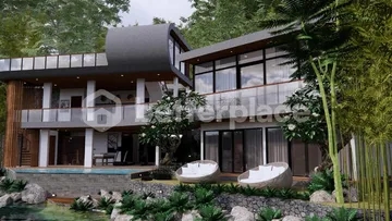 Semi-Futuristic Riverside Haven: Where Modern Elegance Meets Timeless Serenity In Tabanan