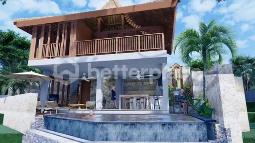 Modern Minimalist Joglo 2-Bed Villa in Nusa Penida – Freehold Investment with Ocean View, Fully Furnished