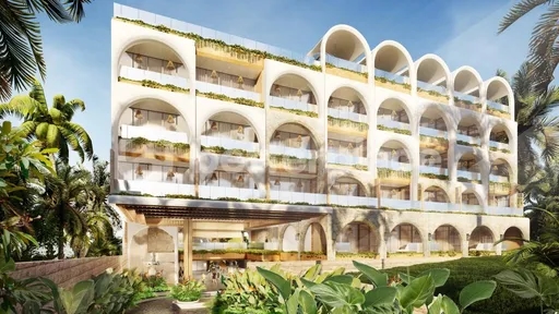 Modern Luxury by the Sea: Your Dream Bali Leasehold 1-Bed Apartment Awaits, Complete with Rooftop Lounge