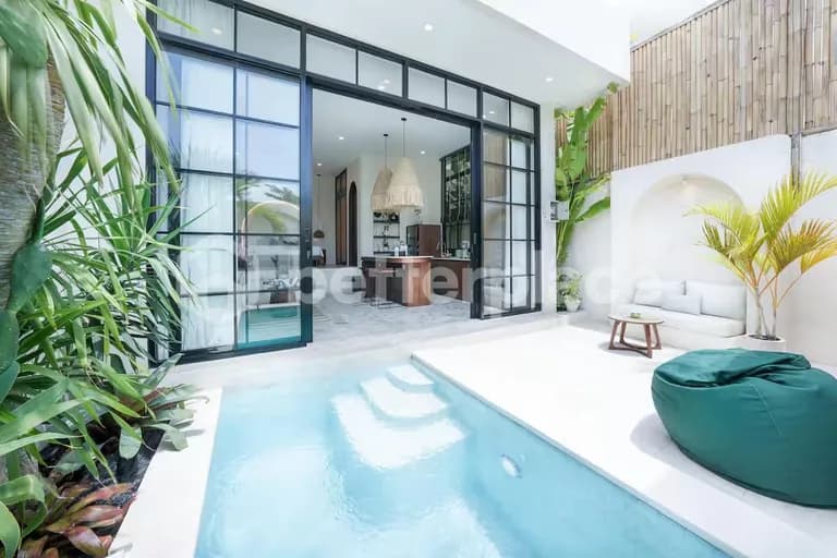 A Serene Investment Gem in Umalas: Sophisticated One-Bedroom Villa Blending Contemporary Design with Balinese Charm