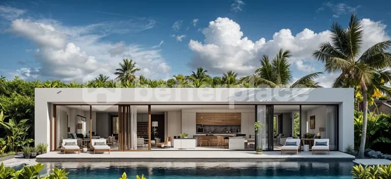Elegant Tropical Contemporary Villa in Peaceful Pecatu 2 Bedrooms with Sunset Views