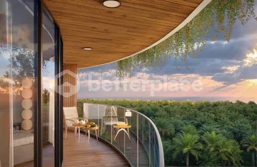 Spacious Penthouse Living with Sunrise Rooftop in Melasti