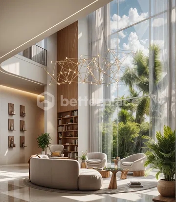 Spacious Tropical Contemporary Villa in Peaceful Pecatu 3 Bedrooms with Sunset Views