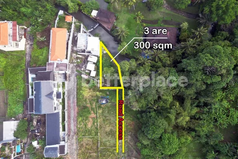 Freehold 300 sqm Land in Bali’s Kedungu—Your Dream Project Awaits