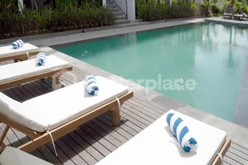 Bali’s Modern One-Bedroom Mezzanine Deluxe Apartment Leasehold in Canggu